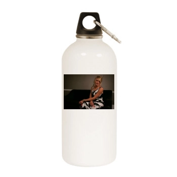 Elisabeth Rohm White Water Bottle With Carabiner