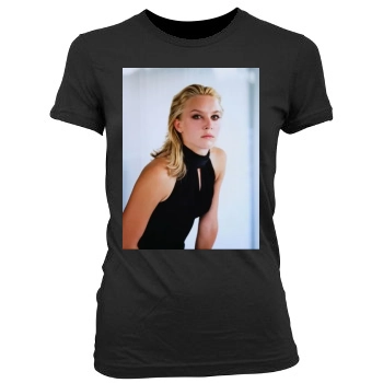 Elisabeth Rohm Women's Junior Cut Crewneck T-Shirt