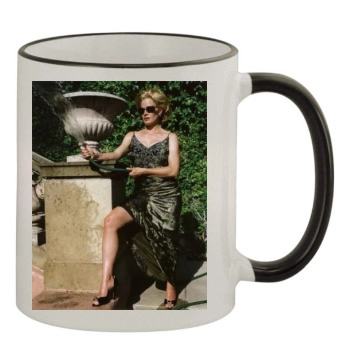 Elisabeth Shue 11oz Colored Rim & Handle Mug