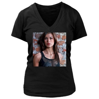 Elisabetta Canalis Women's Deep V-Neck TShirt