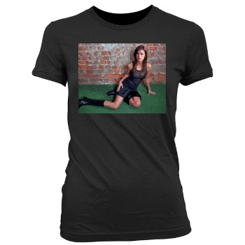 Elisabetta Canalis Women's Junior Cut Crewneck T-Shirt