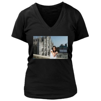 Elisabetta Canalis Women's Deep V-Neck TShirt