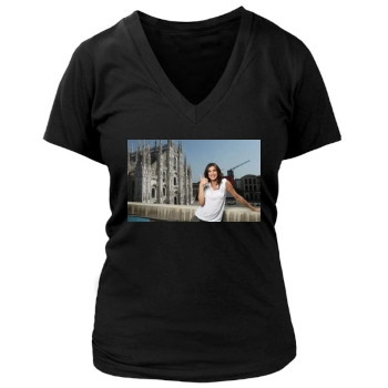 Elisabetta Canalis Women's Deep V-Neck TShirt