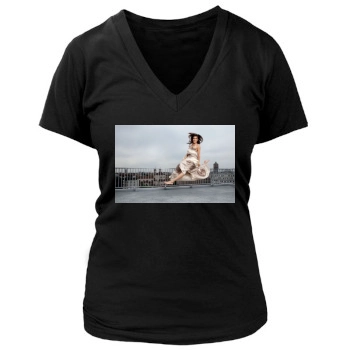 Elisabetta Canalis Women's Deep V-Neck TShirt