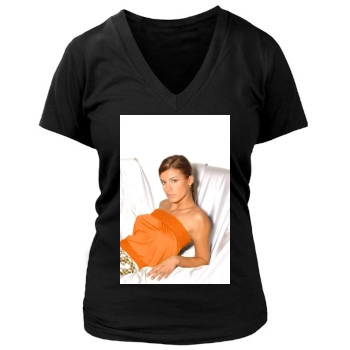 Elisabetta Canalis Women's Deep V-Neck TShirt