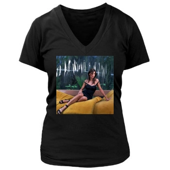 Elisabetta Canalis Women's Deep V-Neck TShirt