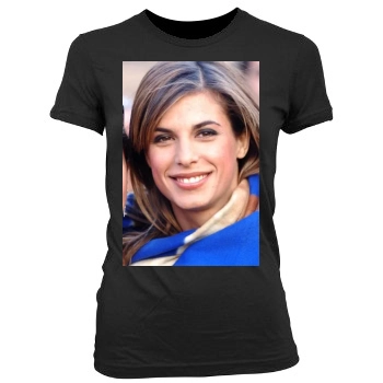 Elisabetta Canalis Women's Junior Cut Crewneck T-Shirt