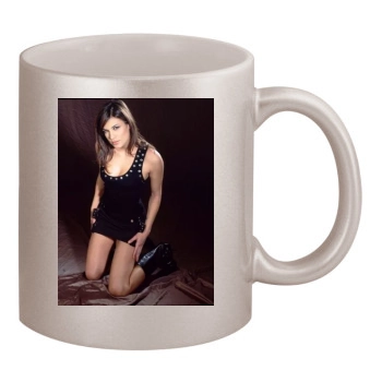 Elisabetta Canalis 11oz Metallic Silver Mug