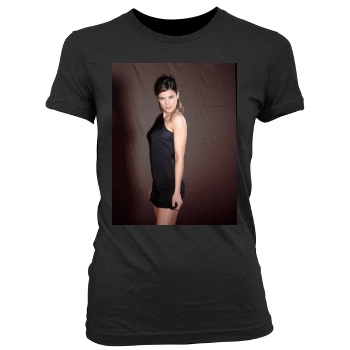 Elisabetta Canalis Women's Junior Cut Crewneck T-Shirt