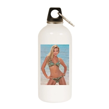 Elisandra Tomacheski White Water Bottle With Carabiner