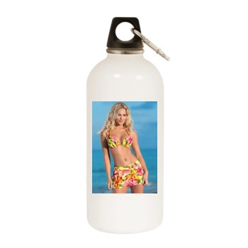 Elisandra Tomacheski White Water Bottle With Carabiner