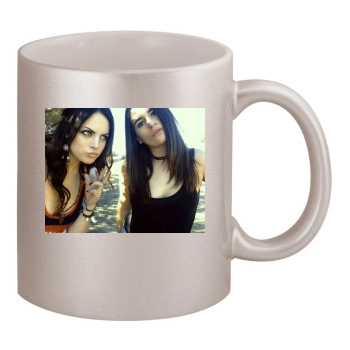 Elizabeth Gillies 11oz Metallic Silver Mug