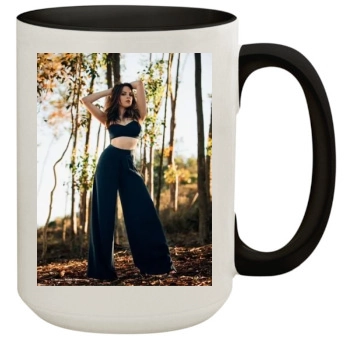 Elizabeth Gillies 15oz Colored Inner & Handle Mug