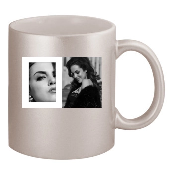 Elizabeth Gillies 11oz Metallic Silver Mug