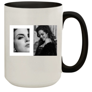 Elizabeth Gillies 15oz Colored Inner & Handle Mug