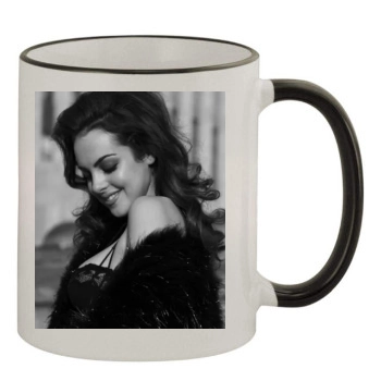 Elizabeth Gillies 11oz Colored Rim & Handle Mug