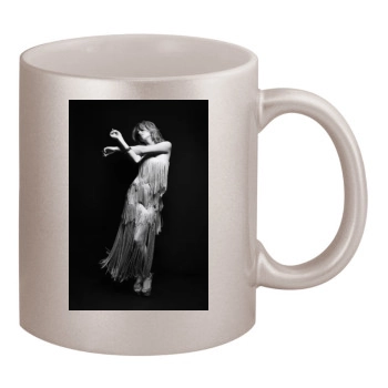 Elizabeth Gillies 11oz Metallic Silver Mug