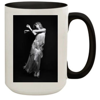 Elizabeth Gillies 15oz Colored Inner & Handle Mug