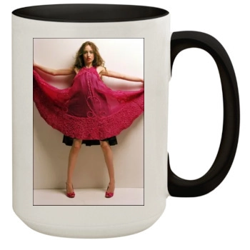 Elizabeth Jagger 15oz Colored Inner & Handle Mug