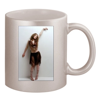 Elizabeth Jagger 11oz Metallic Silver Mug