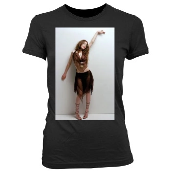 Elizabeth Jagger Women's Junior Cut Crewneck T-Shirt