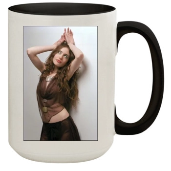 Elizabeth Jagger 15oz Colored Inner & Handle Mug