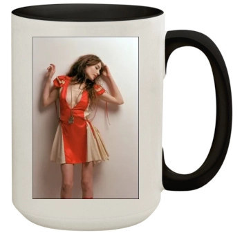 Elizabeth Jagger 15oz Colored Inner & Handle Mug