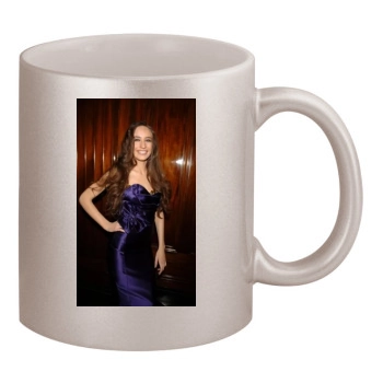 Elizabeth Jagger 11oz Metallic Silver Mug