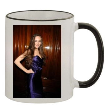 Elizabeth Jagger 11oz Colored Rim & Handle Mug