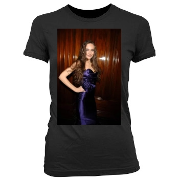 Elizabeth Jagger Women's Junior Cut Crewneck T-Shirt