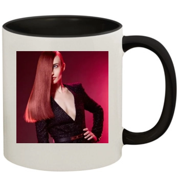 Elizabeth Jagger 11oz Colored Inner & Handle Mug