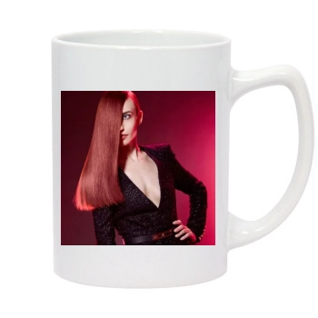 Elizabeth Jagger 14oz White Statesman Mug