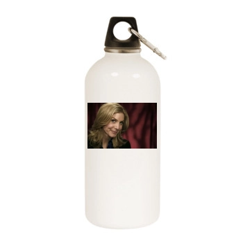 Elizabeth Mitchell White Water Bottle With Carabiner