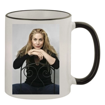 Elizabeth Mitchell 11oz Colored Rim & Handle Mug