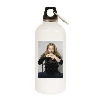 Elizabeth Mitchell White Water Bottle With Carabiner