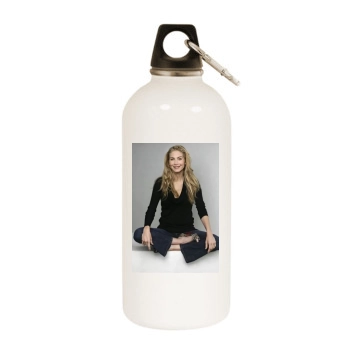 Elizabeth Mitchell White Water Bottle With Carabiner