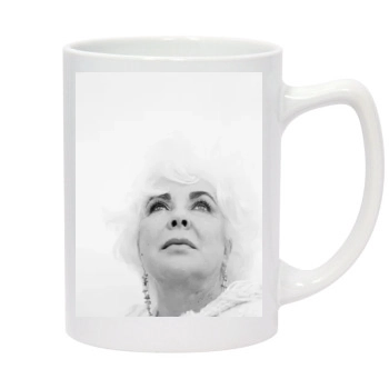 Elizabeth Taylor 14oz White Statesman Mug