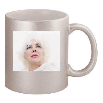 Elizabeth Taylor 11oz Metallic Silver Mug