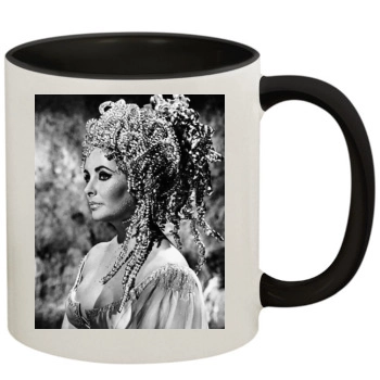 Elizabeth Taylor 11oz Colored Inner & Handle Mug