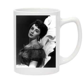 Elizabeth Taylor 14oz White Statesman Mug