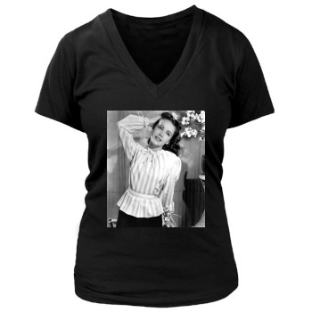 Elizabeth Taylor Women's Deep V-Neck TShirt