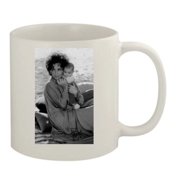 Elizabeth Taylor 11oz White Mug