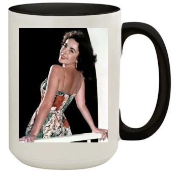 Elizabeth Taylor 15oz Colored Inner & Handle Mug