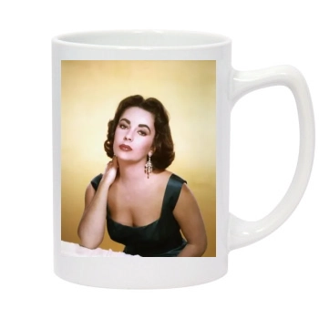 Elizabeth Taylor 14oz White Statesman Mug