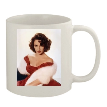 Elizabeth Taylor 11oz White Mug