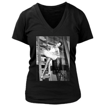 Elizabeth Taylor Women's Deep V-Neck TShirt