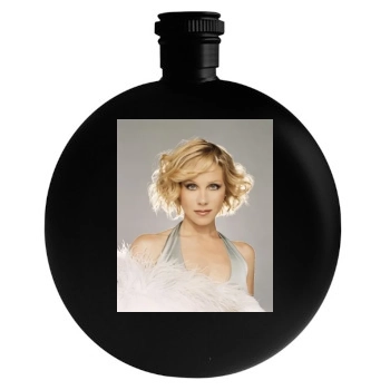 Christina Applegate Round Flask