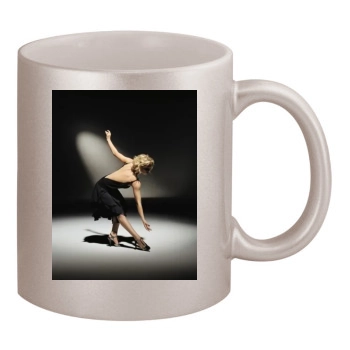 Christina Applegate 11oz Metallic Silver Mug