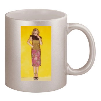 Christina Applegate 11oz Metallic Silver Mug