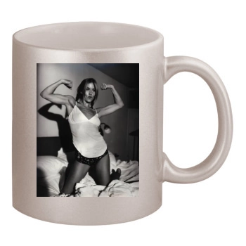 Christina Applegate 11oz Metallic Silver Mug